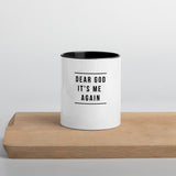 DEAR GOD | Mug with Color Inside - NEW!